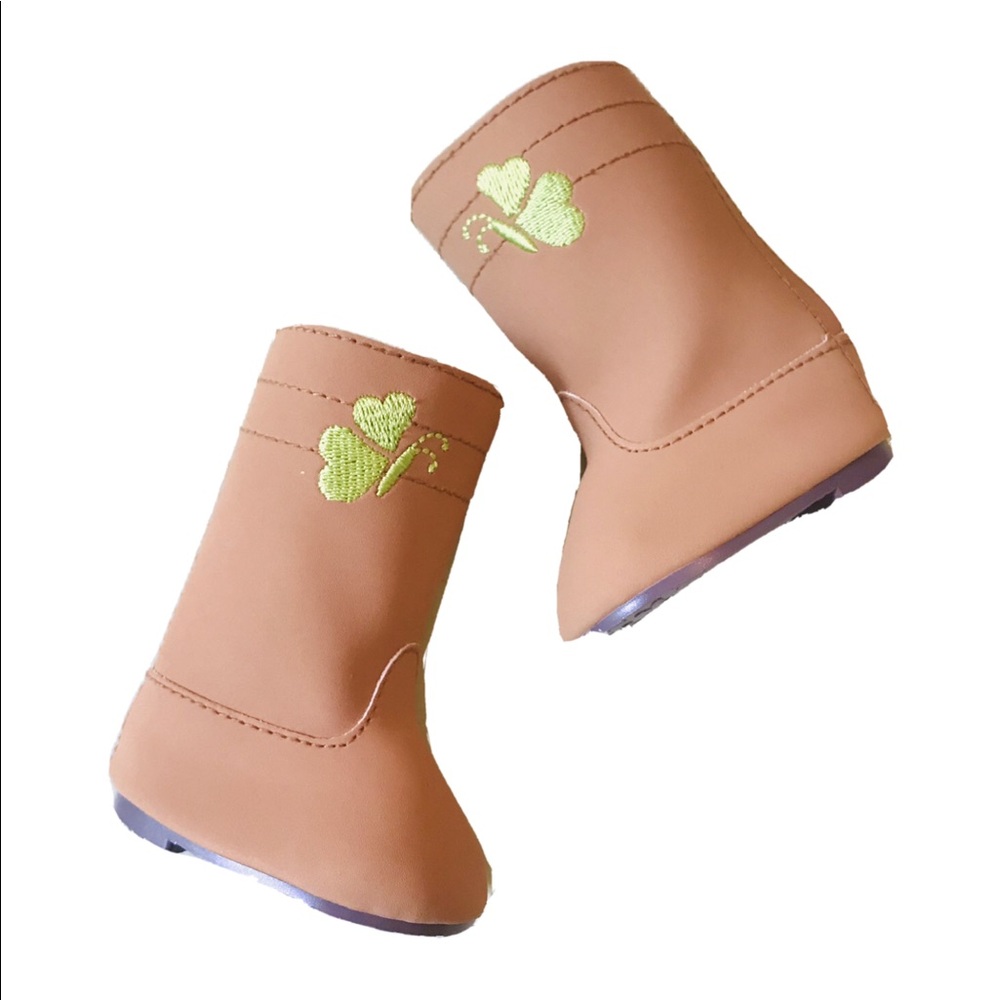 American Girl My True Spirit Doll Boots Butterfly